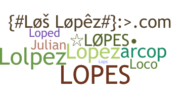Nama panggilan - Lopes