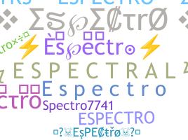 Nama panggilan - Espectro