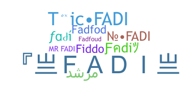 Nama panggilan - Fadi