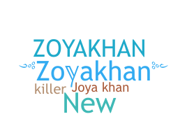 Nama panggilan - Zoyakhan
