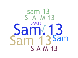 Nama panggilan - Sam13