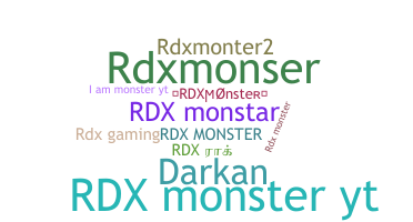 Nama panggilan - RDXmonster