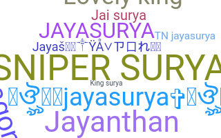 Nama panggilan - Jayasurya