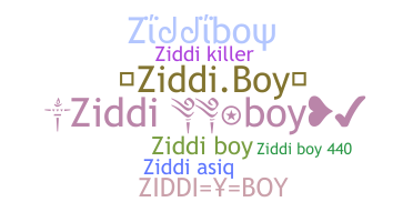 Nama panggilan - Ziddiboy