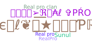 Nama panggilan - Realpro