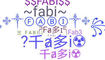 Nama panggilan - Fabi