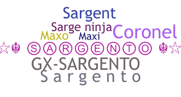 Nama panggilan - Sargento