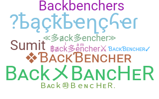 Nama panggilan - backbencher