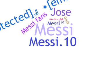 Nama panggilan - Messi10