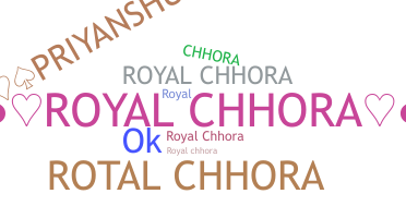 Nama panggilan - Royalchhora