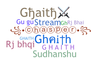 Nama panggilan - Ghaith