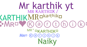 Nama panggilan - Mrkarthik