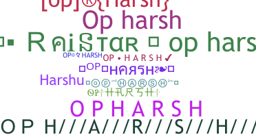 Nama panggilan - Opharsh