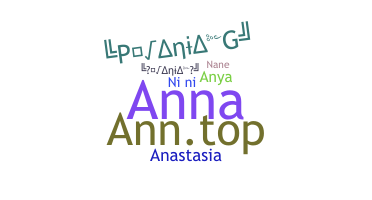 Nama panggilan - Ania