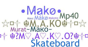 Nama panggilan - Mako
