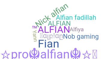 Nama panggilan - Alfian