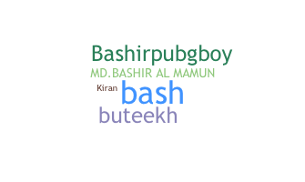 Nama panggilan - Bashir
