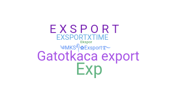 Nama panggilan - export