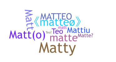 Nama panggilan - Matteo
