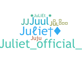 Nama panggilan - Juliet