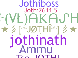 Nama panggilan - Jothi