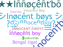 Nama panggilan - innocentboy