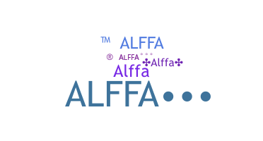 Nama panggilan - ALFFA