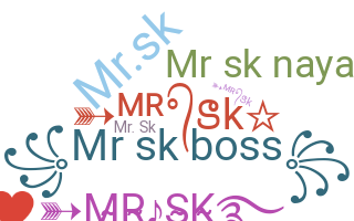 Nama panggilan - MRSk