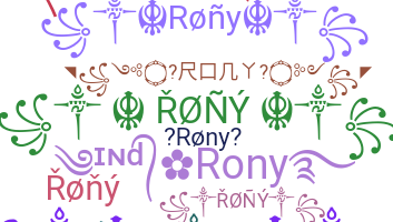 Nama panggilan - Rony