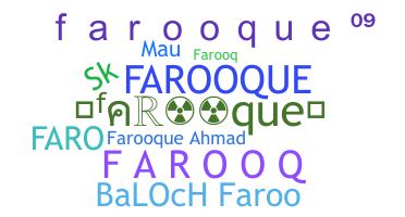 Nama panggilan - Farooque