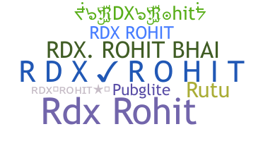 Nama panggilan - RDXRohit