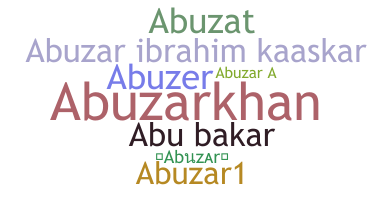 Nama panggilan - Abuzar