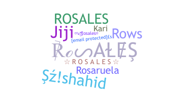 Nama panggilan - Rosales