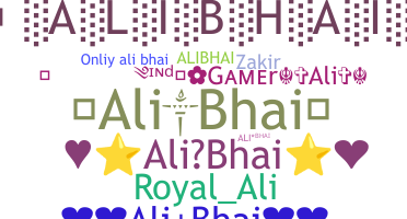 Nama panggilan - Alibhai