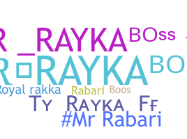 Nama panggilan - Rayka