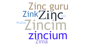 Nama panggilan - Zinc
