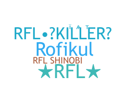 Nama panggilan - RFL