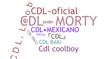 Nama panggilan - CDL
