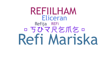 Nama panggilan - Refi