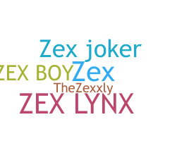 Nama panggilan - zex
