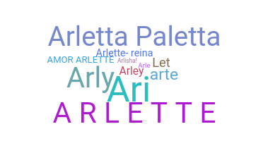 Nama panggilan - Arlette