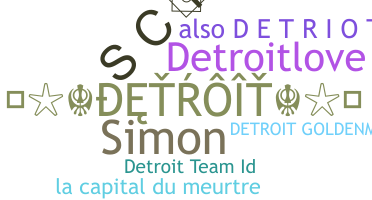 Nama panggilan - Detroit