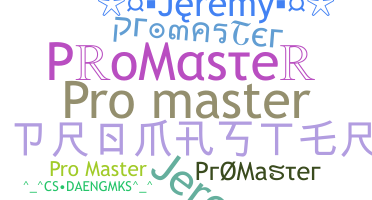 Nama panggilan - ProMaster