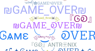 Nama panggilan - GameOver