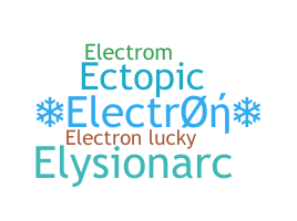 Nama panggilan - electron