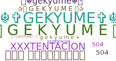 Nama panggilan - Gekyume