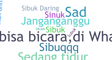 Nama panggilan - SIBUK