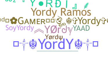 Nama panggilan - Yordy