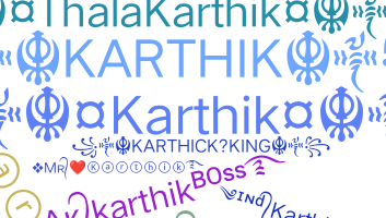 Nama panggilan - Karthik