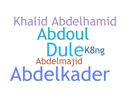 Nama panggilan - Abdel